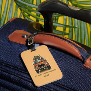 Off-Road Capybara Kampeer Aangepast Bagagelabel
