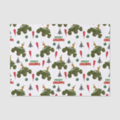 Off-Road Christmas Wrapping Paper Tissuepapier (Voorkant)
