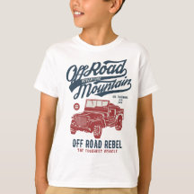 Off Road Jeep Kinderen TAGLESS® T-Shirt