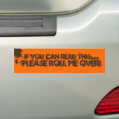 Off Road - Rol Me Over Bumpersticker (Op auto)