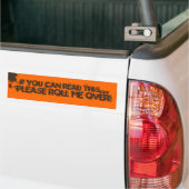 Off Road - Rol Me Over Bumpersticker (Op Truck)