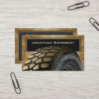 Off Roaders Tire Business Card Template 14 Visitekaartje