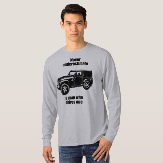 Off Roading and SUV Enthusiast T-shirt (Voorkant volledig)