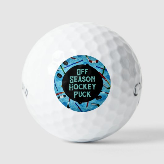 Off Season Hockey Puck Golfballen (Voorkant)