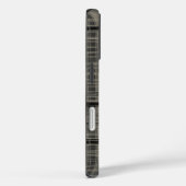 Off-set Modern Plaid Grijs Case-Mate iPhone Case (Achterkant / Rechts)