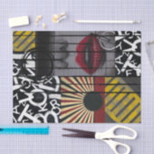 Off Street Collage door Edward Martin Tissuepapier (Craft)