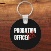 OFF TATY PROBATION OFFICR DARK SLEUTELHANGER (Voorkant)