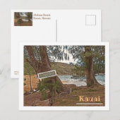 "OFF-THE-BEATEN PAD MOLOAA BEACH" BRIEFKAART (Voorkant / Achterkant)