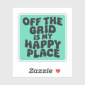 Off the Grid Sticker (Vel)