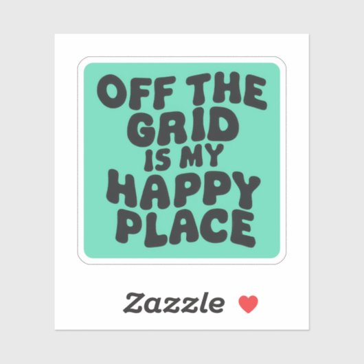 Off the Grid Sticker (Vel)