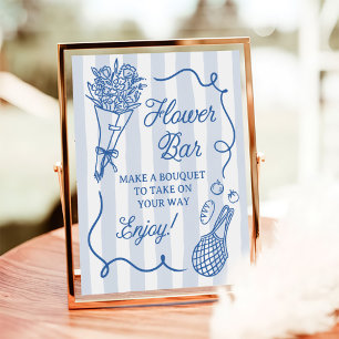 Off The Market met de hand getekende bruidsshower Poster