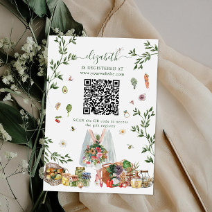 Off The Market Trouwfeest Cadeau Registratie QR Informatiekaartje