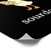 Off To Bake More Sourdough, Funny Sourdough Bread  Poster (Hoek)