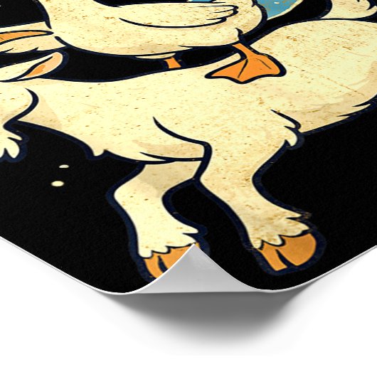 Off To Cause A Kerfuffle Funny Chaotic Weird Anima Poster (Hoek)