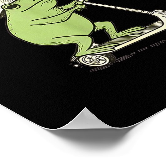 Off To Commit Grandma Foolery Funny Frog Meme  Poster (Hoek)