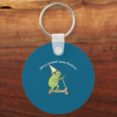 Off To Commit Mom Foolery Funny Frog Meme  Sleutelhanger (Voorkant)