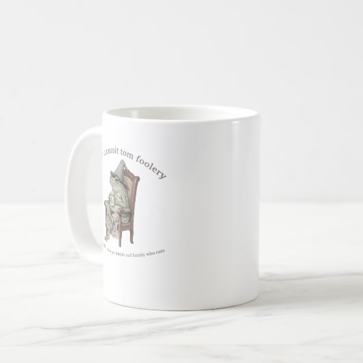 Off to Commit Tom Foolery Cozy Frog Mug (Devant gauche)