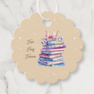 Off White Fairy Book Party Dank je Bedankjes Labels