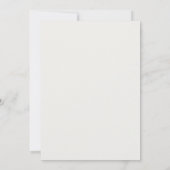 Off White Green Arch Krans Monogram Huwelijk Kaart (Achterkant)