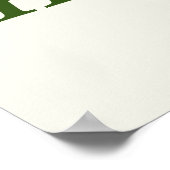 Off-White Green Brown  Farmhouse Style Poster (Hoek)