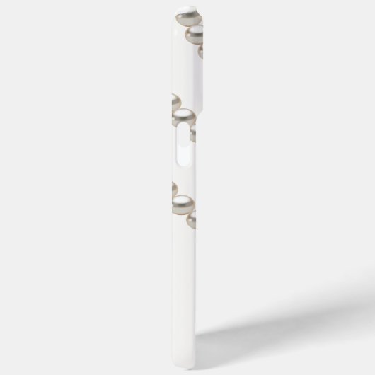 off white Pearl kettingen Case-Mate iPhone Case (Achterkant / Rechts)