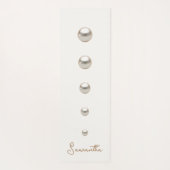 off white Pearls Yogamat (Achterkant)