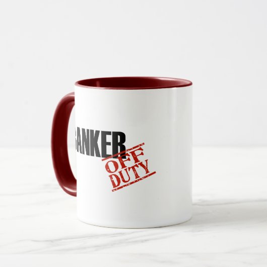 Offduty bank mok (Voorkant links)