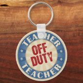 Offduty leraar sleutelhanger (Voorkant)
