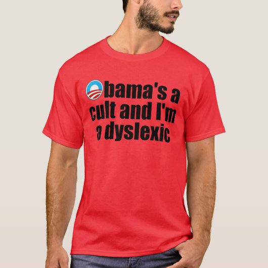 Offente anti-Barack Obama T-shirt (Voorkant)