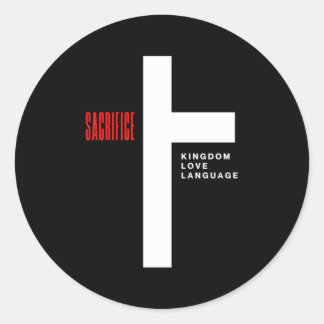 offeren ronde sticker