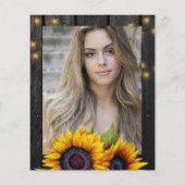 Offerte foto-graduatie-uitnodiging (Achterkant)