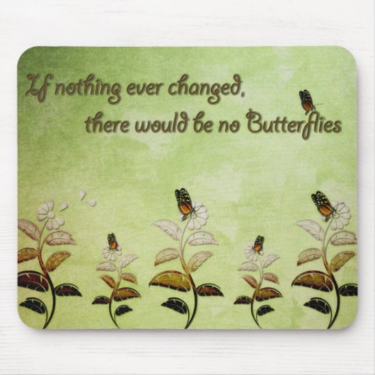 Offerte over Butterfly wijzigen Muismat (Voorkant)