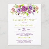 Offerte van de begrotingspartij florale verloving (Voorkant)