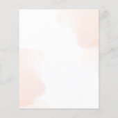 Offerte voor Baby shower van bijen (Achterkant)