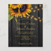 Offerte voor de bruiloft van PHOTO-hout Flyer (Voorkant)