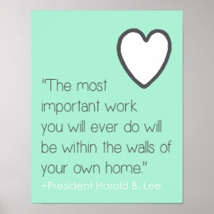 Offerte voor liefde en thuisinspiratie poster
