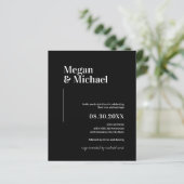 Offerte voor minimale zwarte witte eenvoudige brui (Staand voorkant)