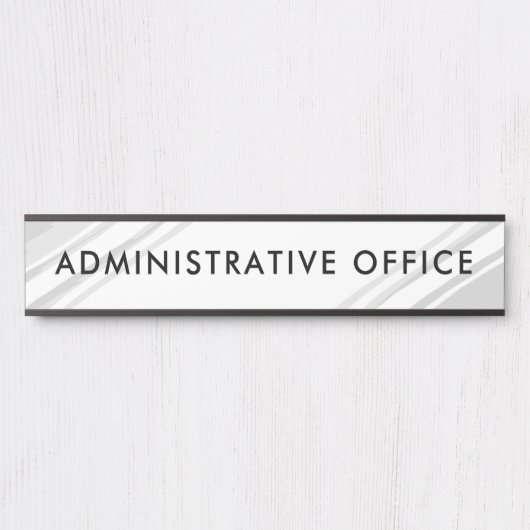 Office d'administration de plaque professionnelle (Devant)