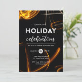 Office Fête Fête lumière scintillante Invitation (Debout devant)