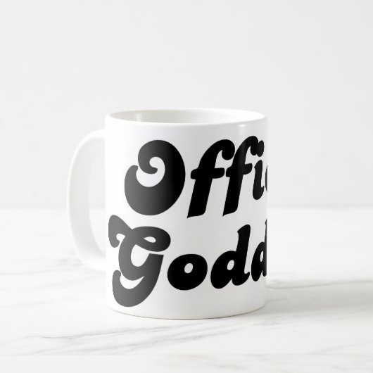 office goddess koffiemok (Voorkant links)