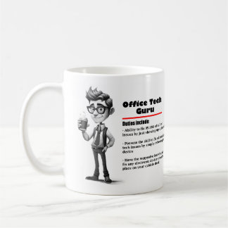 Office Humor Tech Guru Coffee Mok 2