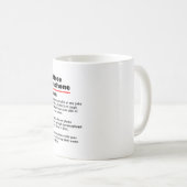 Office Humour Bureau Mégaphone Café Mug (Devant droit)