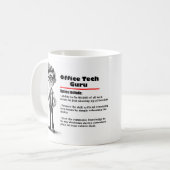 Office Humour Tech Guru Coffee Mug 2 (Devant gauche)