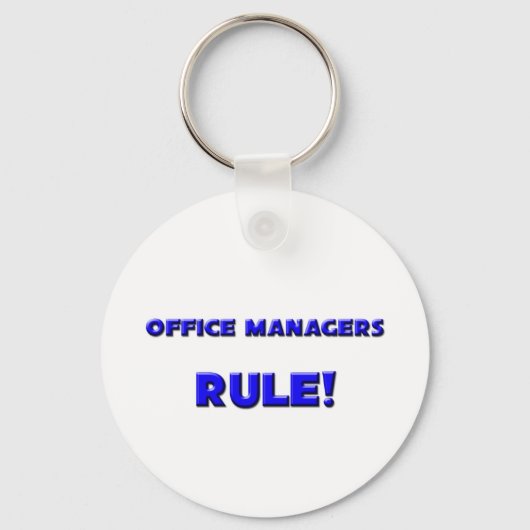 Office Managers Rule! Sleutelhanger (Voorkant)