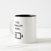 Office Personality Loading... Two-Tone Coffee Mug (Devant gauche)