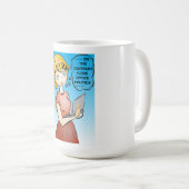 Office Politics Cartoon Mug (Devant droit)