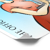 Office Politics Cartoon Poster (Coin)