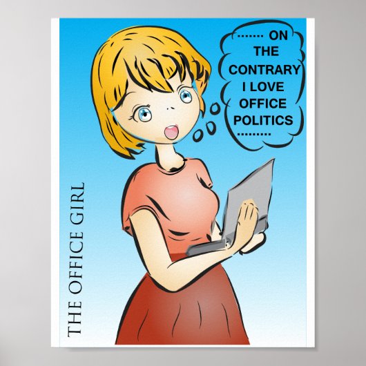 Office Politics Cartoon Poster (Devant)