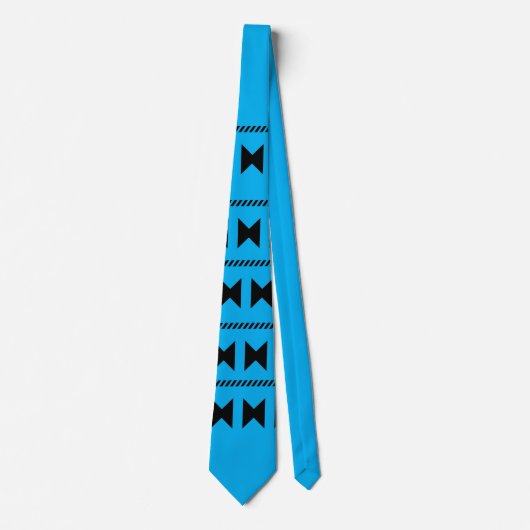 Office tie with elegant blue colour stropdas (Voorkant)