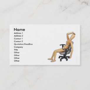 OfficeFrustration, Naam, Adres 1, Adres 2, ... Visitekaartje